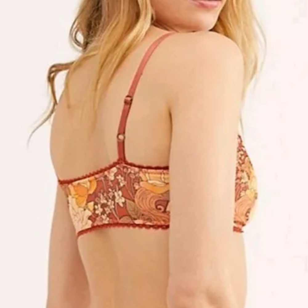 Spell Amethyst amber copper bralette xs
